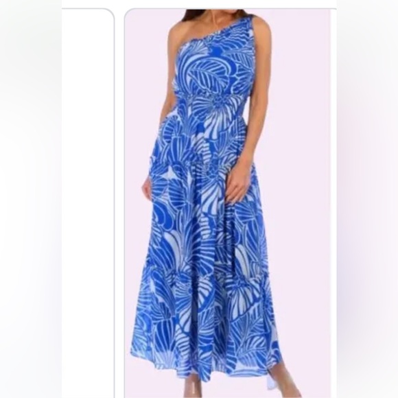 Taylor Dresses & Skirts - Taylor One-Shoulder Maxi Dress by Taylor 14
